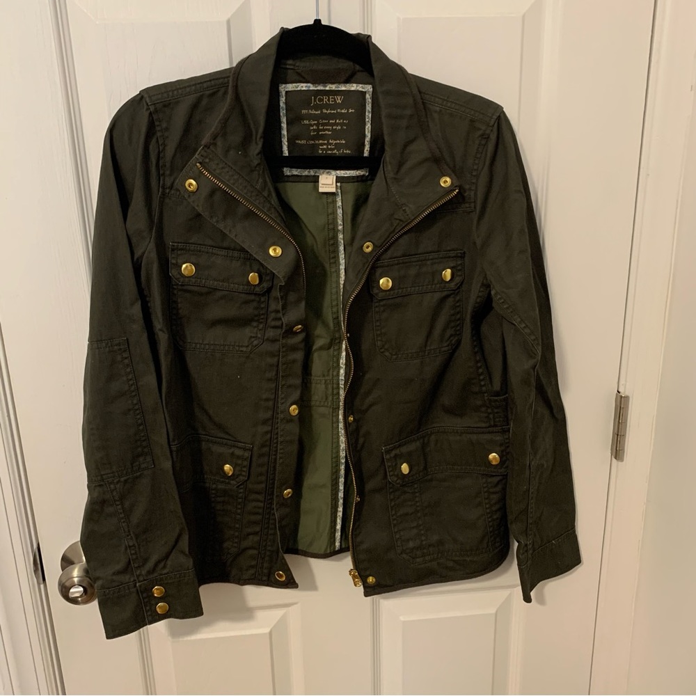 J.Crew olive green jacket